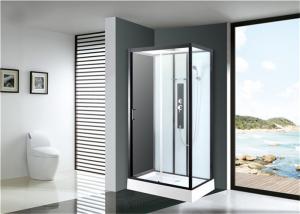 Cheap Rectangular Free Standing Quadrant Shower Cubicles With Transparent Tempered Glass Fixed Panel wholesale