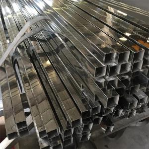 China Customized 316L Stainless Steel Rectangular Pipes Tubes 50*50mm 50*100mm on sale