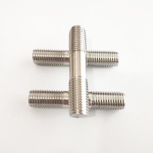 Cheap High Durable 1.25 Inch Dual Threaded Stud , Threaded Metal Rod Two Head wholesale