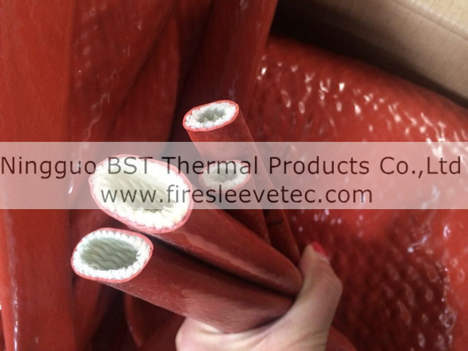 high temperature resistant braided fiberglass heat insulation protection sleeve for sale