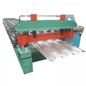 China METAL STEEL GALVANIZED STEEL SHEET DECKING FLOOR PRODUCTION ROLL FORMING LINE on sale