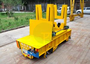 China 50t Hydraulic Lifting Battery Power Scrap Transfer Car With Dumping Device on sale