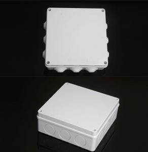 Cheap 200x200x80mm 12 Entry Holes IP65 Abs Waterproof Junction Box With PVC Stoppers wholesale