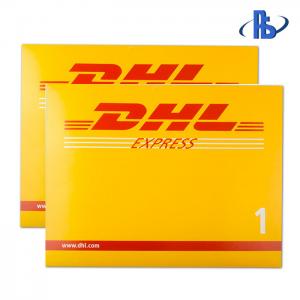 Cheap DHL Courier Plastic Mailing Bags Tear Proof For Important Documents wholesale