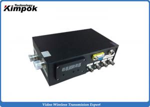 Cheap Two Way Speaking COFDM Transmitter Military 10 Watt Wireless AV Sender Video & Data wholesale