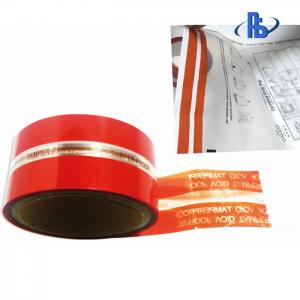 Cheap Anti Tamper Security VOID Tape For Shipping Courier Services / Banks wholesale