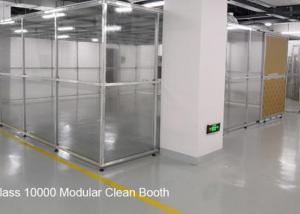 Cheap Pharmaceutical Softwall Clean Booth FFU Clean Room Equipment Aluminum Structure Frame wholesale