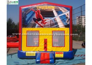 Cheap Outdoor Spiderman Module Inflatable Bounce Houses For Birthday Party wholesale