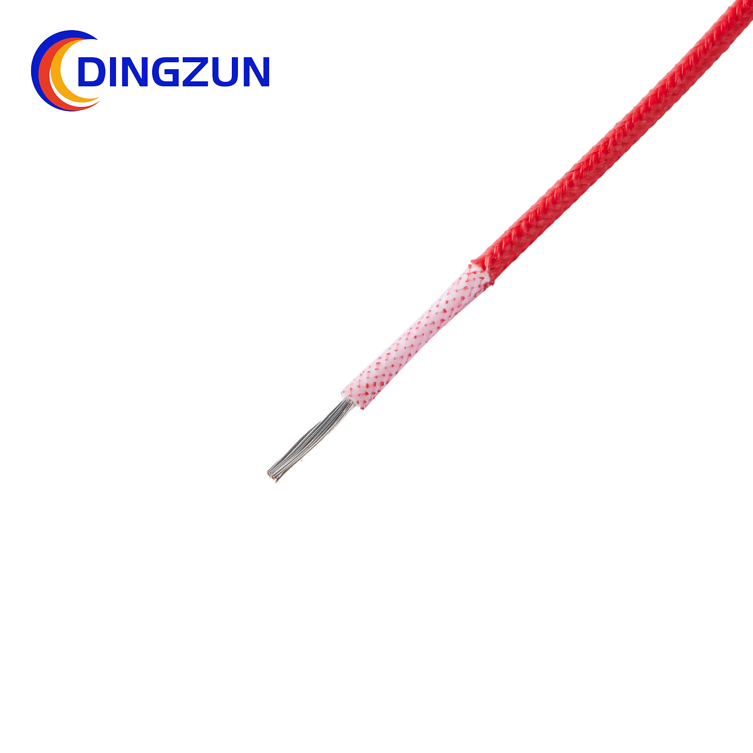 China Silicone Rubber Insulation Fiberglass Weave Fire Resistant Cable For Instrumentation for sale