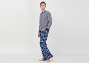 Cheap Plus Size Mens Luxury Sleepwear Spring Pajamas Functional Placket With One Button wholesale