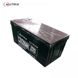 China Eco Friendly Matrix Lfp High Energy Battery 12v 200ah 2400wh For Energy Storage on sale