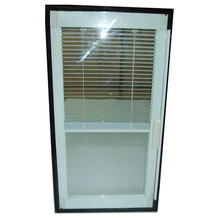 China Mineral Magnetic Glass Partition Walls Hollow Glass Blinds 800mm Width for sale