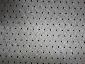 China Black Polka Dot Elastic Mesh Soft Stretch Lace Fabric on sale