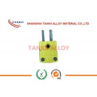 China ANSI Standard several colors Miniature thermocouple connector / plug type J / B / R / S / K for sale