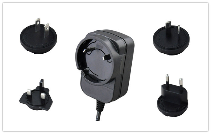 Cheap 5V DC Wall Mount Interchangeable Power Adapter For Switching Supply wholesale