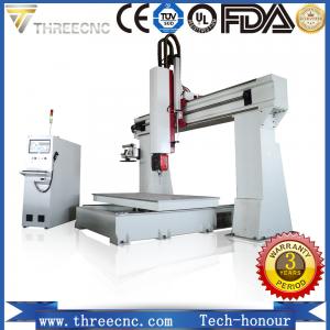 China Professional 5 axis wood design cnc machine price for 3D products TM6090-5axis. threecnc on sale