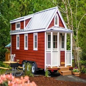 Cheap Caravan Trailer Prefab Tiny Homes House Anti Earthquake 45m2 Portable wholesale