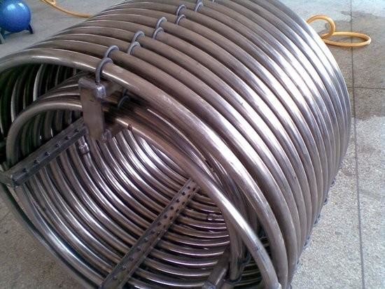 Cheap astm b338 gr2 titanium coiled tube for heat exchanger wholesale