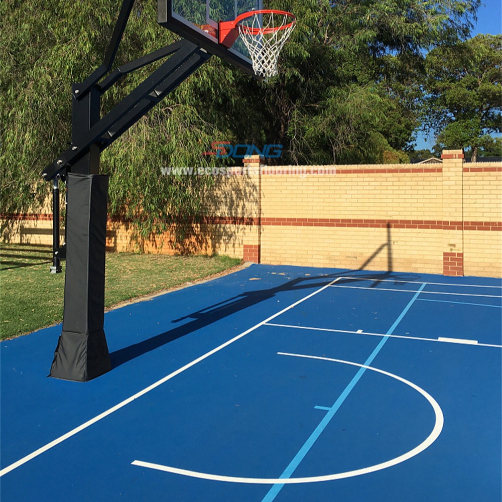 Cheap Anti Slip Basketball Sports Court Flooring Silicon Pu Flooring System wholesale