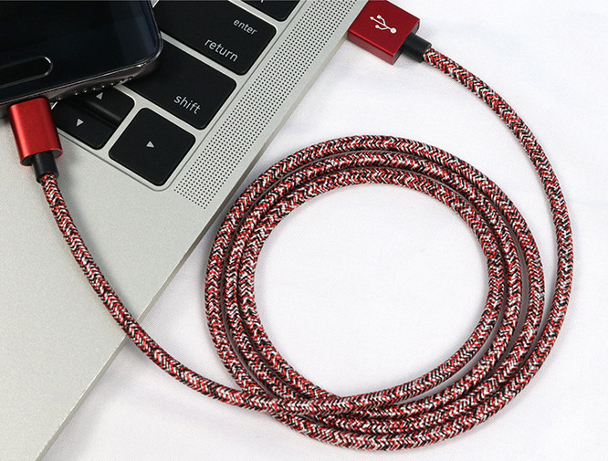 1M 3FT Snow Nylon Braid Lightning Cord USB A Compatible With IPhone for sale