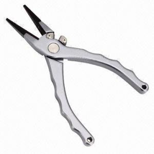Cheap Fishing Plier with Nice Polish on Surface, Made of Aluminum, Replaceable Stainless Steel Jaws wholesale