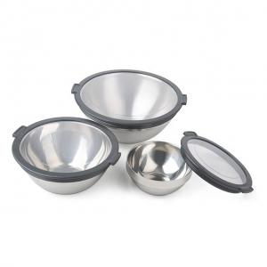 Cheap Size Optional Salad Bowl Stainless Steel Mixing Bowl Set Soup Bowl Serving Bowls wholesale