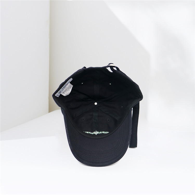 Cheap 6 Panels Sports Dad Hats With Long Strap Back Closure wholesale