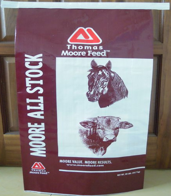 Cheap QDCD Durable BOPP Laminated Bags , PP Woven Laminated Bag For Horse Feed wholesale