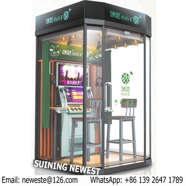China Mini K Mobile KTV House Box Karaoke Player Practise Sing Song jukebox Coin Operated Music Video Simulator Game Machine on sale
