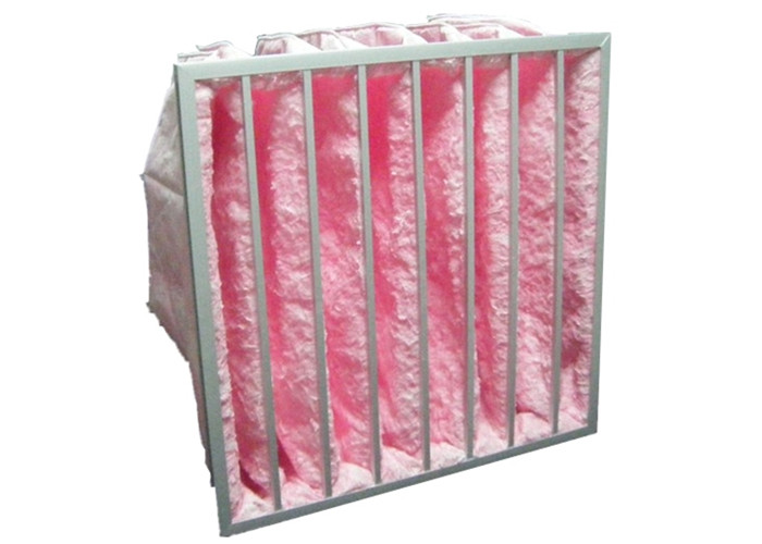 Cheap HVAC System Glass Fiber Multi - Pocket Air Filter F6 - F8 Efficiency For Greenhouse wholesale