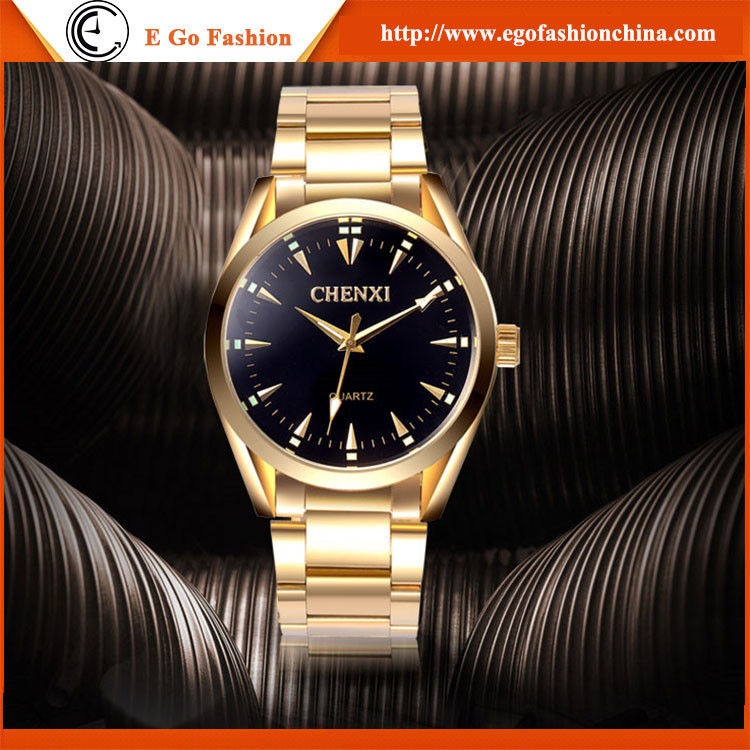 China 006A IPG Fashion Business Watch Fashion Jewelry Wholesale Factory Price Golden Watches Men on sale