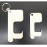 Buy cheap Anti Epidemic Dye Sublimation Blanks No Touch MDF Wood Key Chain from wholesalers
