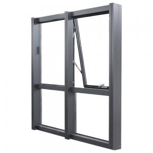 Cheap Open Frame Aluminium Curtain Wall, Curtain Glass Window Anodizing Black Frame wholesale