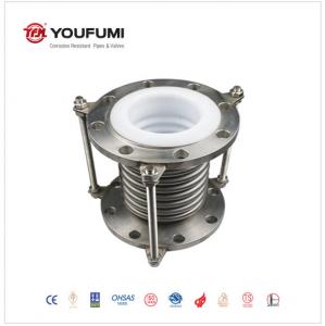 China PTFE Lined Stainless Steel Bellows Expansion Joint , Rubber Expansion Joint SS316 on sale