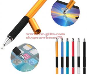 Buy cheap 2 in 1 Multifunction Fine Point Round Thin Tip Touch Screen Pen Capacitive Stylus Pen For Smart Phone Tablet For iPad from wholesalers