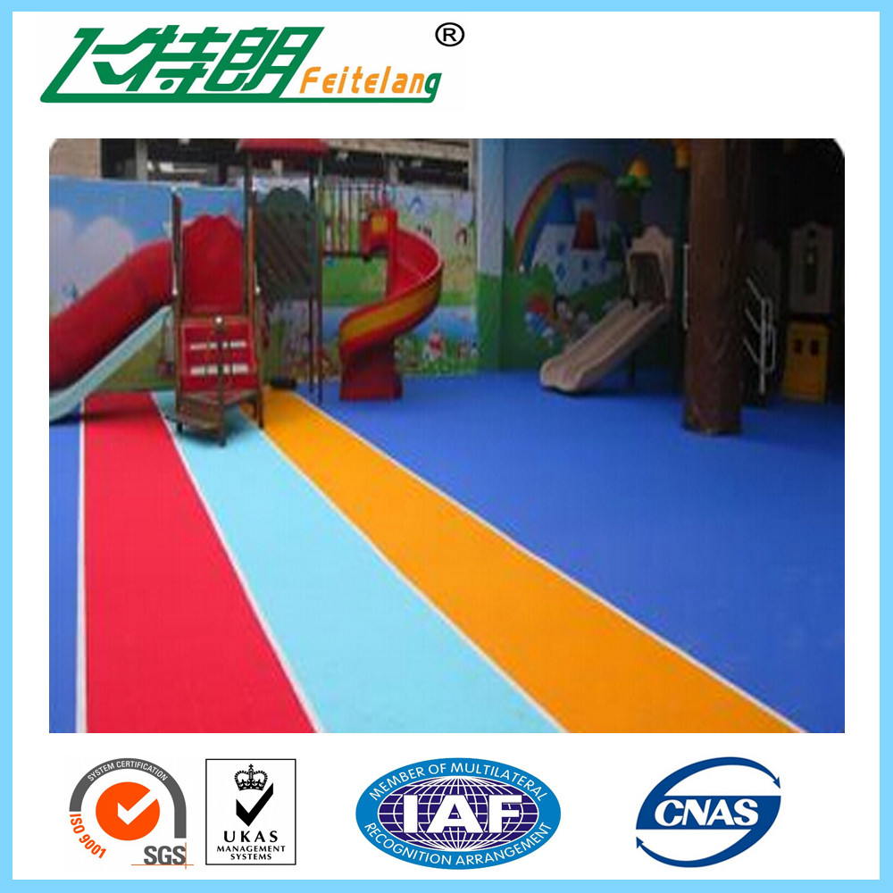 Cheap Suspended Hygienic Indoor Sports Flooring Red Futsal Court Plastic Flooring wholesale