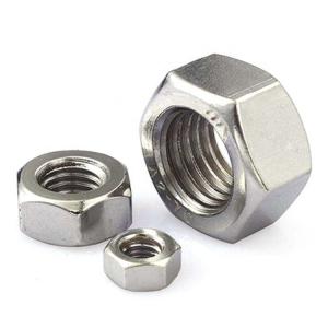 Cheap Industrial Grade Heavy Hex Nut Furniture Hardware Plain Surface Zn Plating wholesale