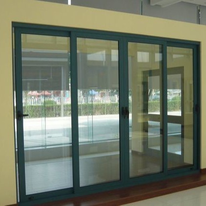 Cheap Office Double Glazed Aluminium Sliding Doors Villa ISO9001 wholesale