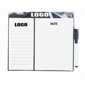 Refrigerator magnetic memo painting whiteboard with 0.7mm thickness soft magnetic sheet