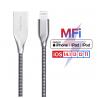 3FT 6FT 10FT MFI Lightning Cable All Metal Fast Charging Compatible Apple for sale