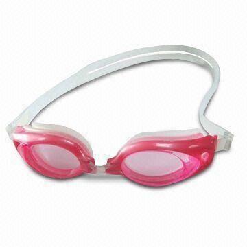 Cheap Fashionable Swimming Goggles with Double Strap, Environment-friendly wholesale