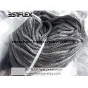 texturized fiberglass round rope braided rope for gasket for sale