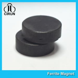 Cheap Y30BH Disc Shape Ferrite Magnet , Round Disk Magnets Dia 18mm * 5mm wholesale