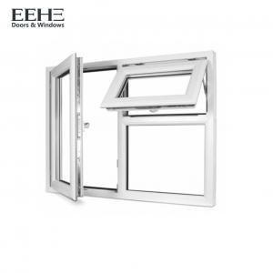 Cheap Exterior Double Glazed Aluminium Awning Windows With Chain Winder And Keys wholesale