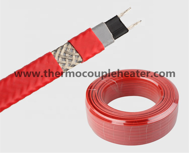 PTFE Self Regulating Electric Heat Trace Cable With Fluoropolymer Overjacket for sale