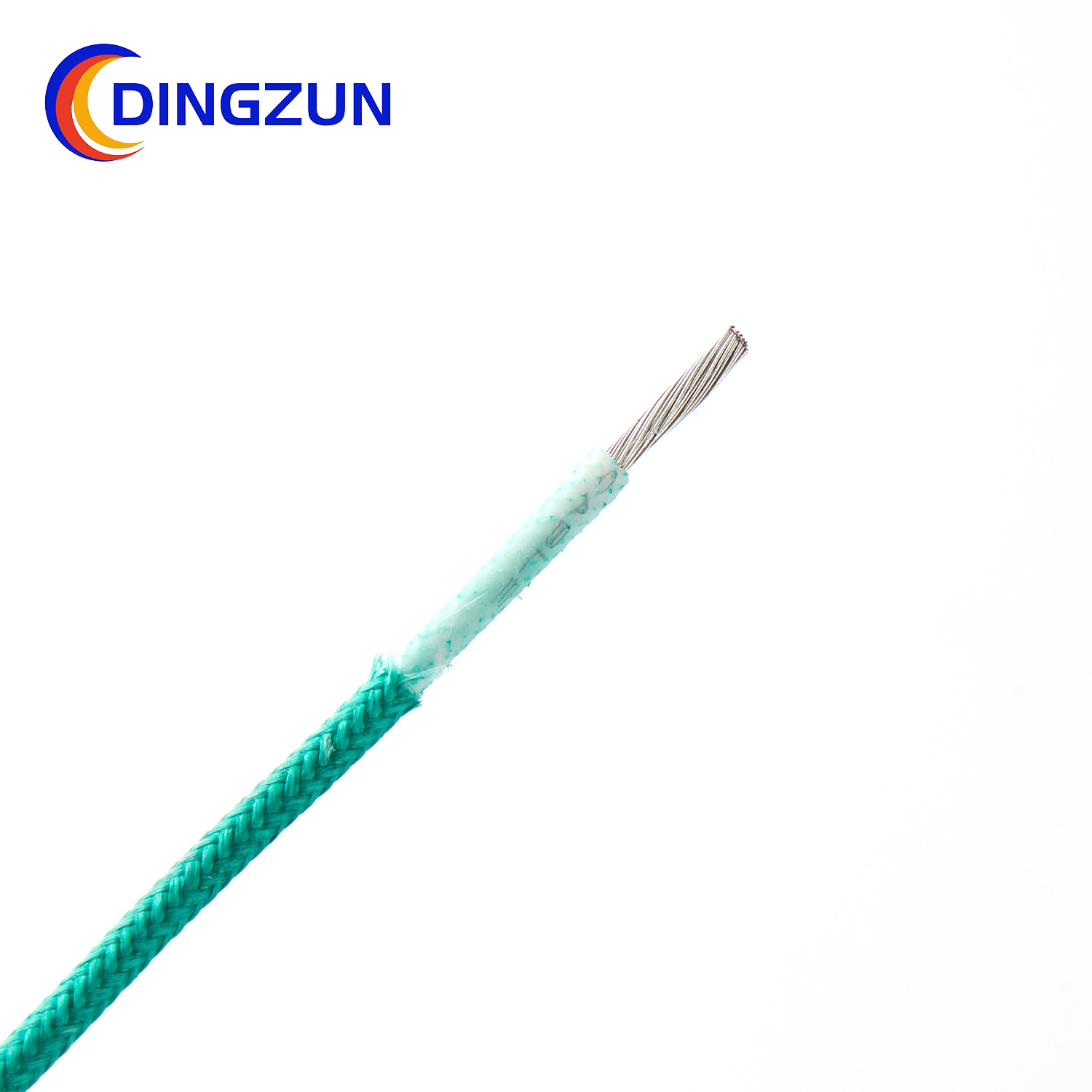 China Electric UL3075 Silicone Rubber Insulation Fiberglass Braided Wire For Lighting for sale