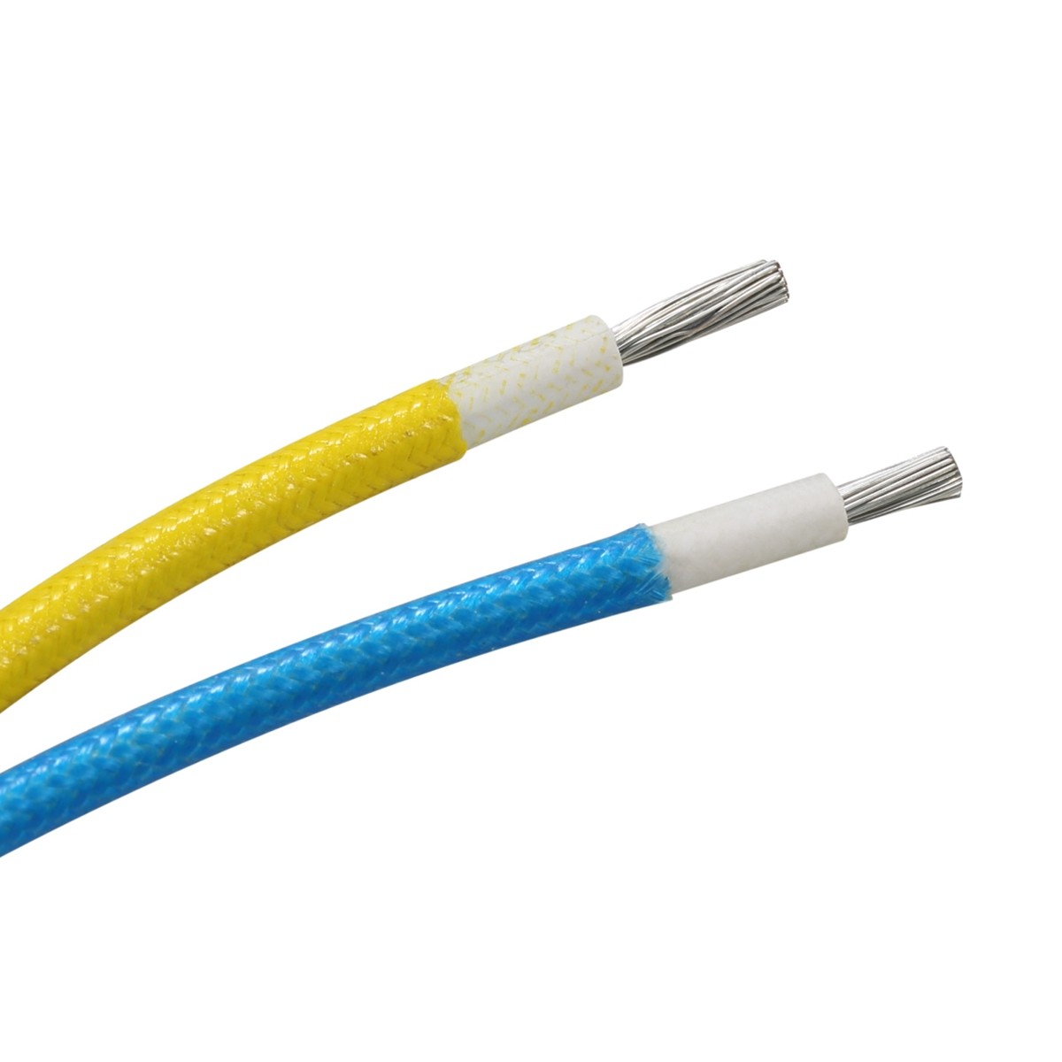 China Fiberglass Braided Electrical Cable silicone insulation wire Heat Proof for sale