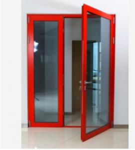 Cheap Thermal Break Aluminum Swing Doors Outward Swinging French Double Tempered Glass wholesale