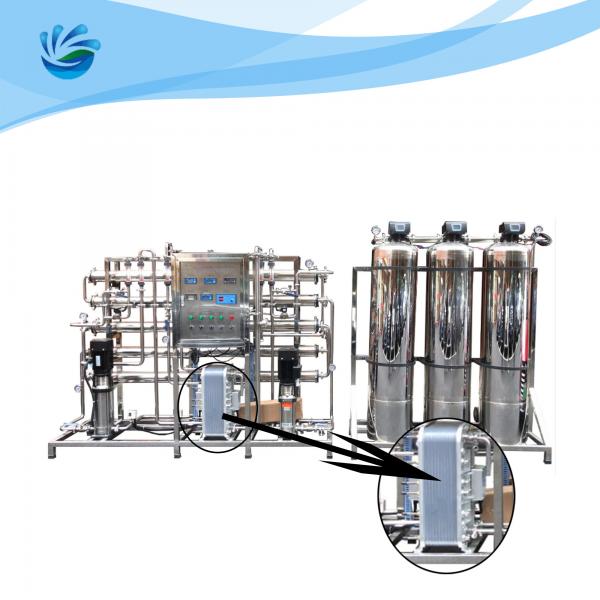 Quality Two Stage Reverse Osmosis EDI Water Treatment Plant Purified Water System for sale