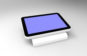 Cheap OEM Benchtop POS All In One PC Touch Screen Wall Mountable Win 10 With LED Display wholesale